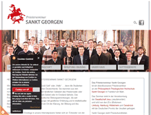 Tablet Screenshot of priesterseminar-sankt-georgen.de